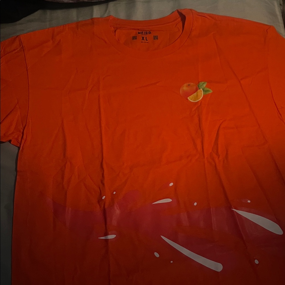 Orange Graphic T-Shirt